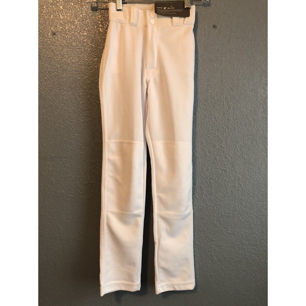 Eastonβ Youth Pro+ Boys Baseball Pants White Youth XS 20"-22" Sportswear FLAW